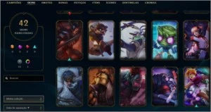 Conta Lague of legende platina V - League of Legends LOL