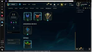 VENDO CONTA DE LOL RARA 2011 - NUNCA COMPARTILHADA - League of Legends