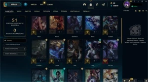 Conta Platina 1 75pdl, ex D3, MMR D1 - League of Legends LOL