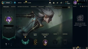 Conta Platina 1 75pdl, ex D3, MMR D1 - League of Legends LOL