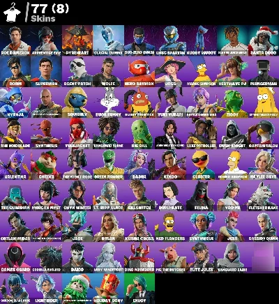Conta Fortnite | 77 Skins | Huggy Wuggy | A Melhor