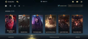 Wild Rift 100 Skins; Todos Passes Comprados; Todos Campeões - League of Legends: Wild Rift LOL WR