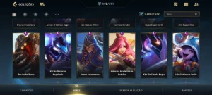 Wild Rift 100 Skins; Todos Passes Comprados; Todos Campeões - League of Legends: Wild Rift LOL WR