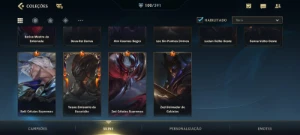 Wild Rift 100 Skins; Todos Passes Comprados; Todos Campeões - League of Legends: Wild Rift LOL WR