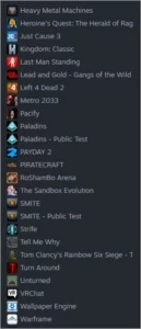 Conta da Steam