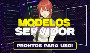 +100 Modelos De Servidor Discord | Templates (Menor Preço) - Outros