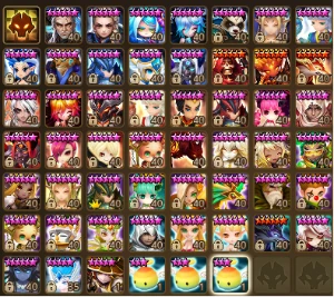 PVE 100%, meta (leo, camille, oliver, smicer, mo long +) - Summoners War
