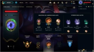 CONTA OURO 4 COM 146 CHAMPS E 94 SKINS. - League of Legends LOL