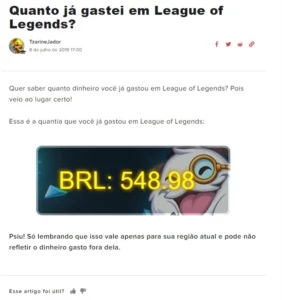 CONTA OURO 4 COM 146 CHAMPS E 94 SKINS. - League of Legends LOL