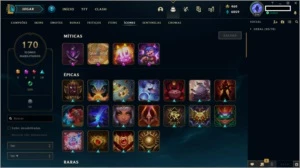 CONTA OURO 4 COM 146 CHAMPS E 94 SKINS. - League of Legends LOL