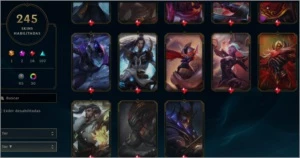 Conta LoL Diamante 2// 245 skins // Valorant GOLD 1 - League of Legends