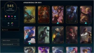 Conta LoL Diamante 2// 245 skins // Valorant GOLD 1 - League of Legends