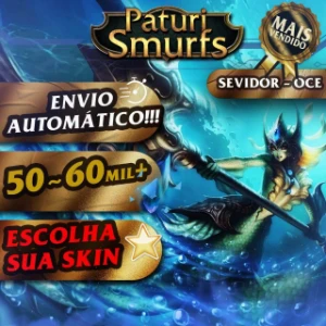 [SERVER OCE] CONTA SMURF UNRANKED ATÉ 60.000 DE EA - League of Legends LOL
