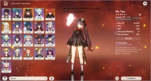 genshin account ar 47 HUTAO AND DILUC - Genshin Impact