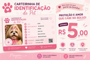 Carteirinha De Pet 🐶🐈 - Serviços Digitais