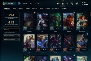 Conta prata 4 com 114 Champs e 133 Skins ( MAIN ADC ) - League of Legends LOL