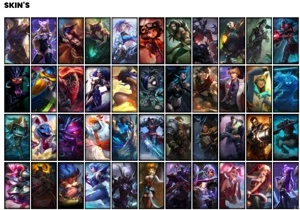 Conta prata 4 com 114 Champs e 133 Skins ( MAIN ADC ) - League of Legends LOL