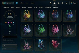 Conta prata 4 com 114 Champs e 133 Skins ( MAIN ADC ) - League of Legends LOL