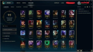 CONTA GOLD 3 2017 NOVEMBRO SKIN VITORIOSA - League of Legends LOL
