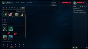 CONTA GOLD 3 2017 NOVEMBRO SKIN VITORIOSA - League of Legends LOL