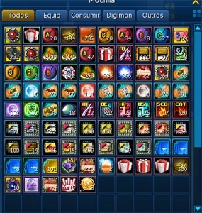 conta ladmo(lucemon)- AOX 5/5, Alter-S 6/6, Omegamon 4/5 - Digimon Masters Online