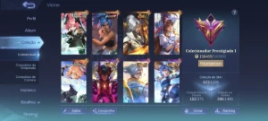 🍅 Mobile Legends Conta Com 427 Skins. Muitas Skins Raras