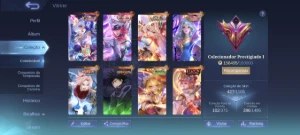 🍅 Mobile Legends Conta Com 427 Skins. Muitas Skins Raras