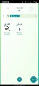 Conta pokemon go lvl 26 com rayquaza shiny