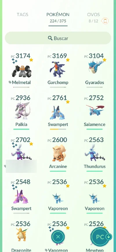 Conta Pokémon Go nível 42 24 shinys 12 lendários 5 míticos