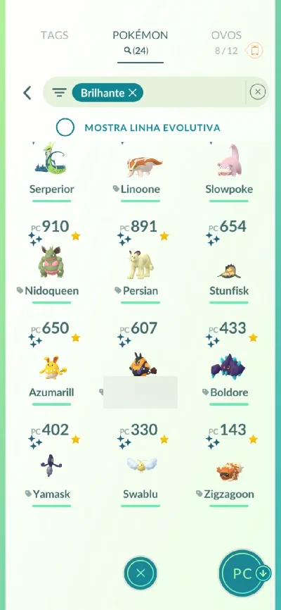 Conta Pokémon Go nível 42 24 shinys 12 lendários 5 míticos