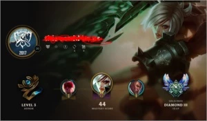 Conta League of Legends Diamond III LOL
