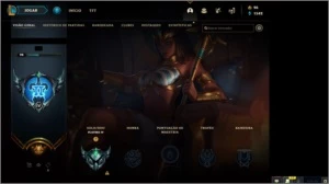 CONTA LEAGUE OF LEGENDS 223 SKINS PLATINA LOL
