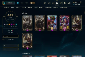 Conta com 449 skins (unico dono) - League of Legends LOL