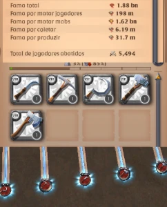 1.9b + TODAS coletas T8 - Albion Online