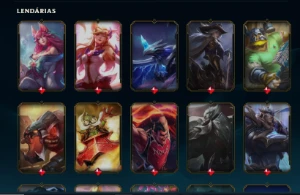 Conta season 3, todos os champs + RP + 390 skin - League of Legends LOL