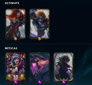 Conta season 3, todos os champs + RP + 390 skin - League of Legends LOL