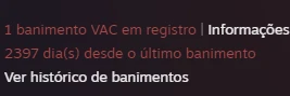 Conta steam 8 anos