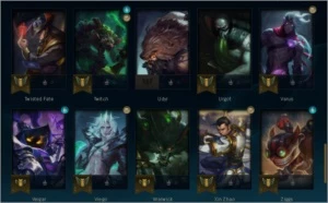 CONTA DO LOL COM 14 SKINS E 61 CAMPEÕES - League of Legends