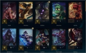 CONTA DO LOL COM 14 SKINS E 61 CAMPEÕES - League of Legends