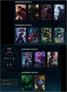 Conta League of Legends LOL