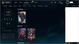 TROCO CONTA LOL 123+ SKINS POR FACA E SKINS CSGO - League of Legends
