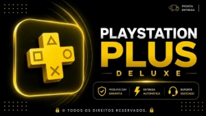 Playstation Plus Deluxe - SECUNDÁRIA - PS5/PS4 - Assinaturas e Premium