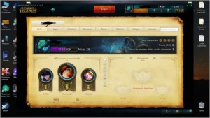 Conta level 28 League of Legends c/ 21champs e 6skins LOL