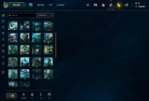 Conta PLATINA 4 | 61% Win - Lol (League Of Legends) Elomoon