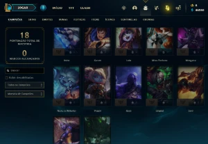 Conta PLATINA 4 | 61% Win - Lol (League Of Legends) Elomoon