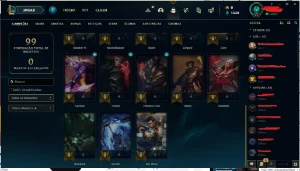 Conta League of Legends nv. 43 LOL