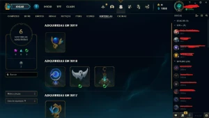 Conta League of Legends nv. 43 LOL