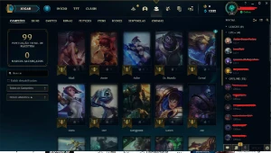 Conta League of Legends nv. 43 LOL