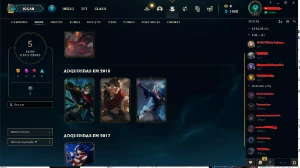 Conta League of Legends nv. 43 LOL
