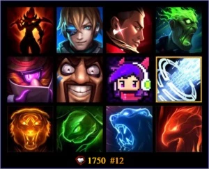 CONTA BORDA PLATINA, COM MD10 2018, SKINS VALOR TOTAL 108K - League of Legends LOL